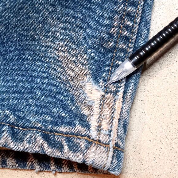 *READ* Carhartt Flannel Lined Relaxed Fit Work Jeans - Size 44x32 (Fits 44x31) - Picture 5 of 12